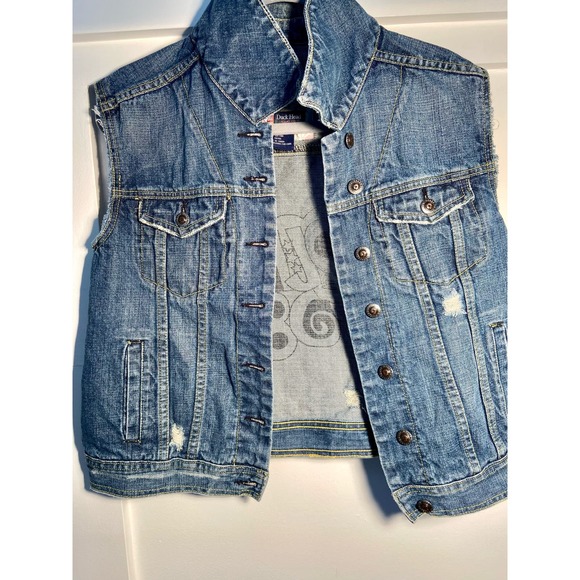 Vintage Inspired Duck Head Denim Jean Jacket * Women’s L Fits Like a Medium WC39 - Picture 2 of 7